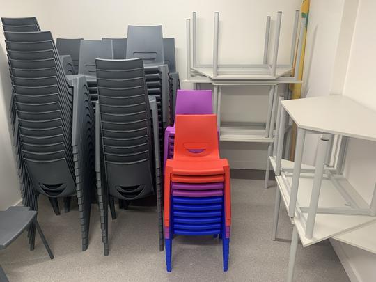 Chairs and Small Tables